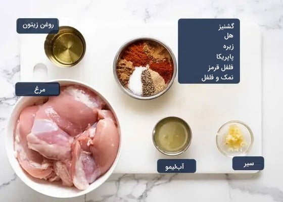 طرز تهیه چیکن شاورما